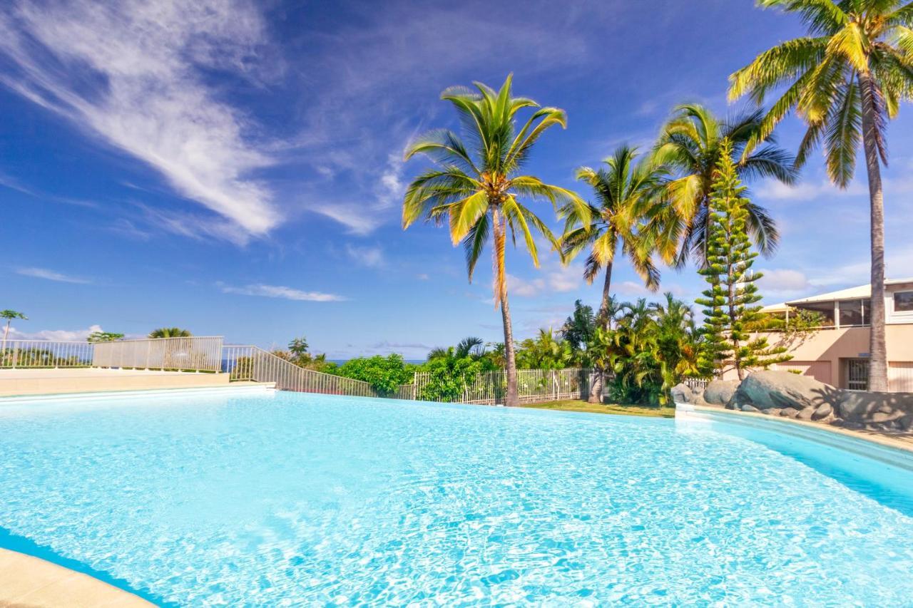 Cuty - Bel Et Spacieux Apt Avec Magnifique Vue Mer Et Piscine Saint Gilles Les Bains Ngoại thất bức ảnh