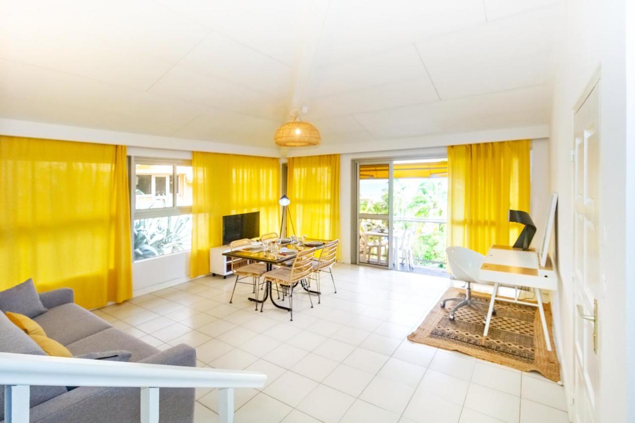 Cuty - Bel Et Spacieux Apt Avec Magnifique Vue Mer Et Piscine Saint Gilles Les Bains Ngoại thất bức ảnh
