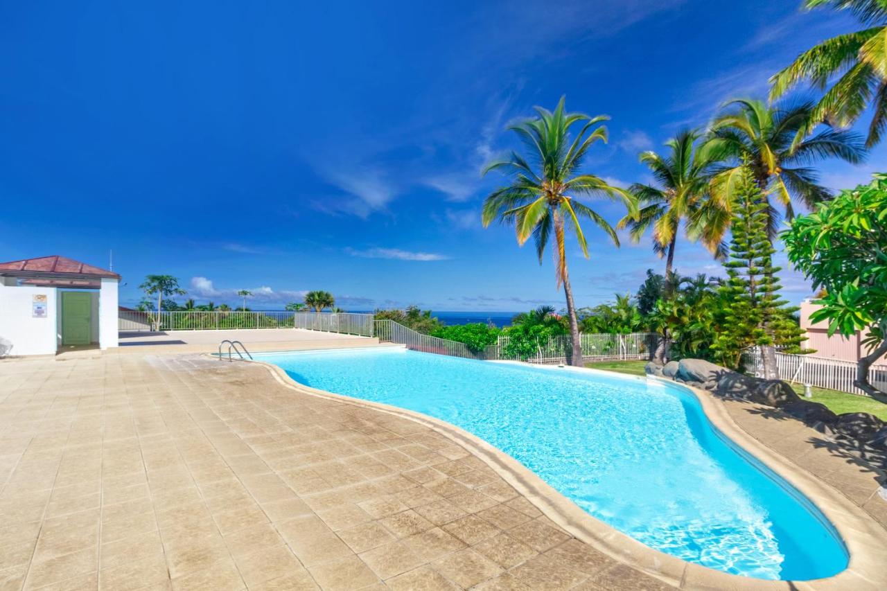 Cuty - Bel Et Spacieux Apt Avec Magnifique Vue Mer Et Piscine Saint Gilles Les Bains Ngoại thất bức ảnh